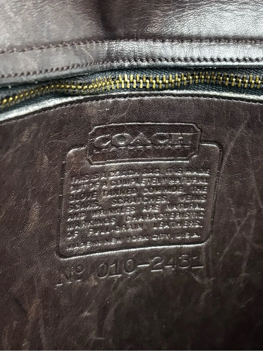 Rare Made in NYC Coach Metropolitan Briefcase Laptop Case Devil Wears Prada